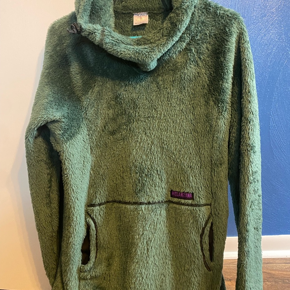 MELANZANA HIGH LOFT FLEECE HOODIE